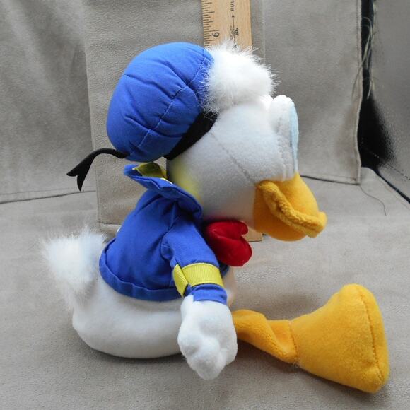 Disney Store Mini Bean Bag Donald Duck in Sailor Suit 9" Plush - Picture 6 of 8